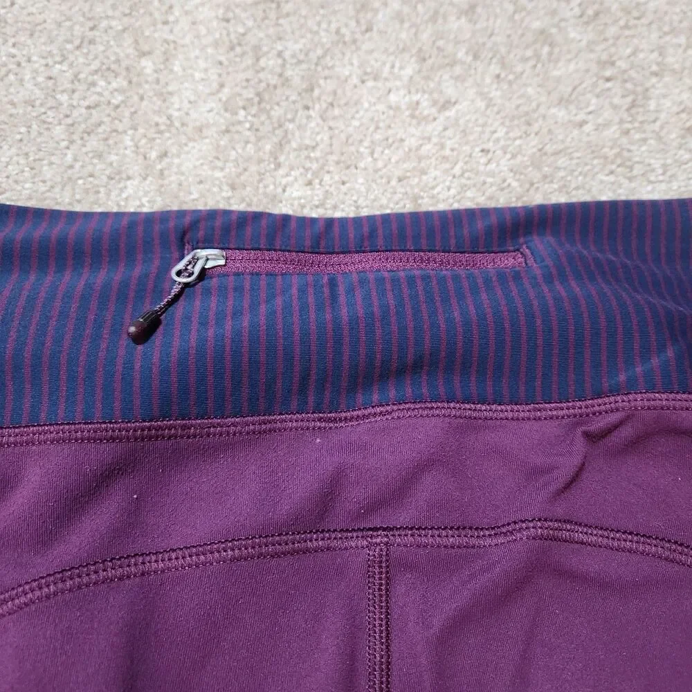 Lululemon Leggings Women 32X29.5 Deep Purple Speed Ruched Legs
